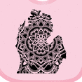 thumbnail image 4 of Inktastic Michigan Silhouette Mandala Boys or Girls Baby Bib, 4 of 4