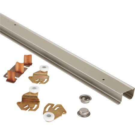 L E Johnson 1166G602 60 inch Bypass Door Hardware Set