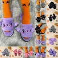 thumbnail image 7 of NOKIO Soft Cotton Bedroom Slippers For Women Unisex Slippers Cute Cartoon Bat Plush Slippers Halloween Party Indoor And Outdoor Women'S Embroidered House Shoes Cute Bunny Rabbit Women'S Slippers, 7 of 7