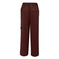 thumbnail image 6 of Breezora Women's Lightweight Utility Trousers with Multiple Pockets Comfortable Elastic Waist for Outdoor Activities XXXXL Size Wine, 6 of 9