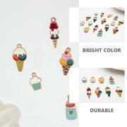 UPKOCH cute keychain charms Alloy Multi-colored 40Pcs
