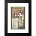 thumbnail image 2 of E. Pickert 17x24 Black Modern Framed Museum Art Print Titled - The New York Times, February 9 (1895), 2 of 5