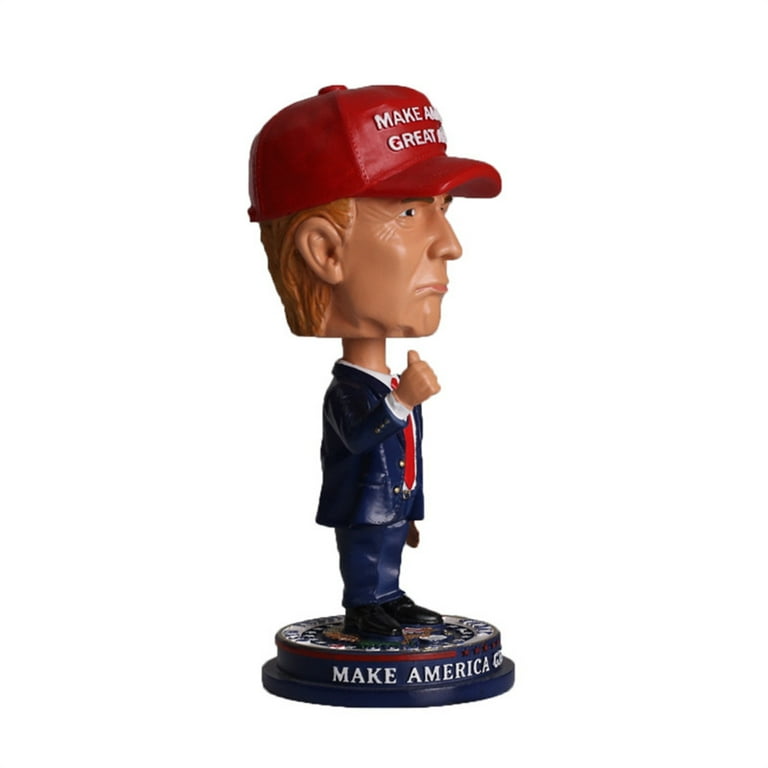 Clearance Proud Patriots Donald Trump Bobblehead Trump Bobble Head Doll Desktop Resin Ornaments Home Wine Cabinet Decoration Pillow Toys The Best Choice for Gift Giving Walmart