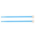 thumbnail image 1 of Drum Mallet Set, Felt Head Portable Even Percussion Drums Mallets Accessory  For Playing Blue, 1 of 8