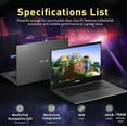 thumbnail image 3 of Ordenador portátil ASUS Chromebook 2024, el más nuevo, 14 pulgadas, FHD, 4 GB de RAM, 128 GB, SSD, 3 of 5