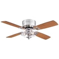 thumbnail image 2 of Westinghouse Hadley 42 in. Brushed Nickel Brown LED Indoor Ceiling Fan, 2 of 7