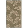thumbnail image 2 of Safavieh Courtyard Adrian Floral Indoor/Outdoor Area Rug, Green/Creme, 2'7" x 5', 2 of 6