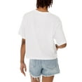 thumbnail image 5 of Women's Gameday Couture White Eastern Washington Eagles Claim To Fame Boxy Cropped T-Shirt, 5 of 5