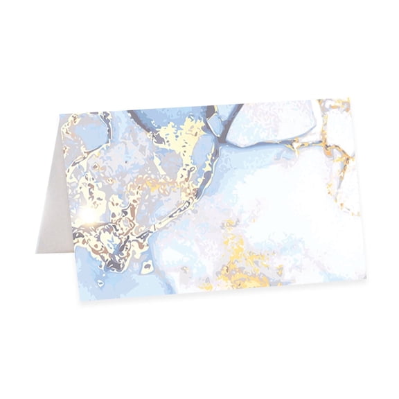 Koyal Wholesale Gold Agate Wedding Seating Name Table Place Cards, 56 Pack