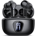 thumbnail image 1 of Auriculares inalámbricos BESNOOW Bluetooth 5.4 HiFi Stereo IP7 negros, 1 of 7