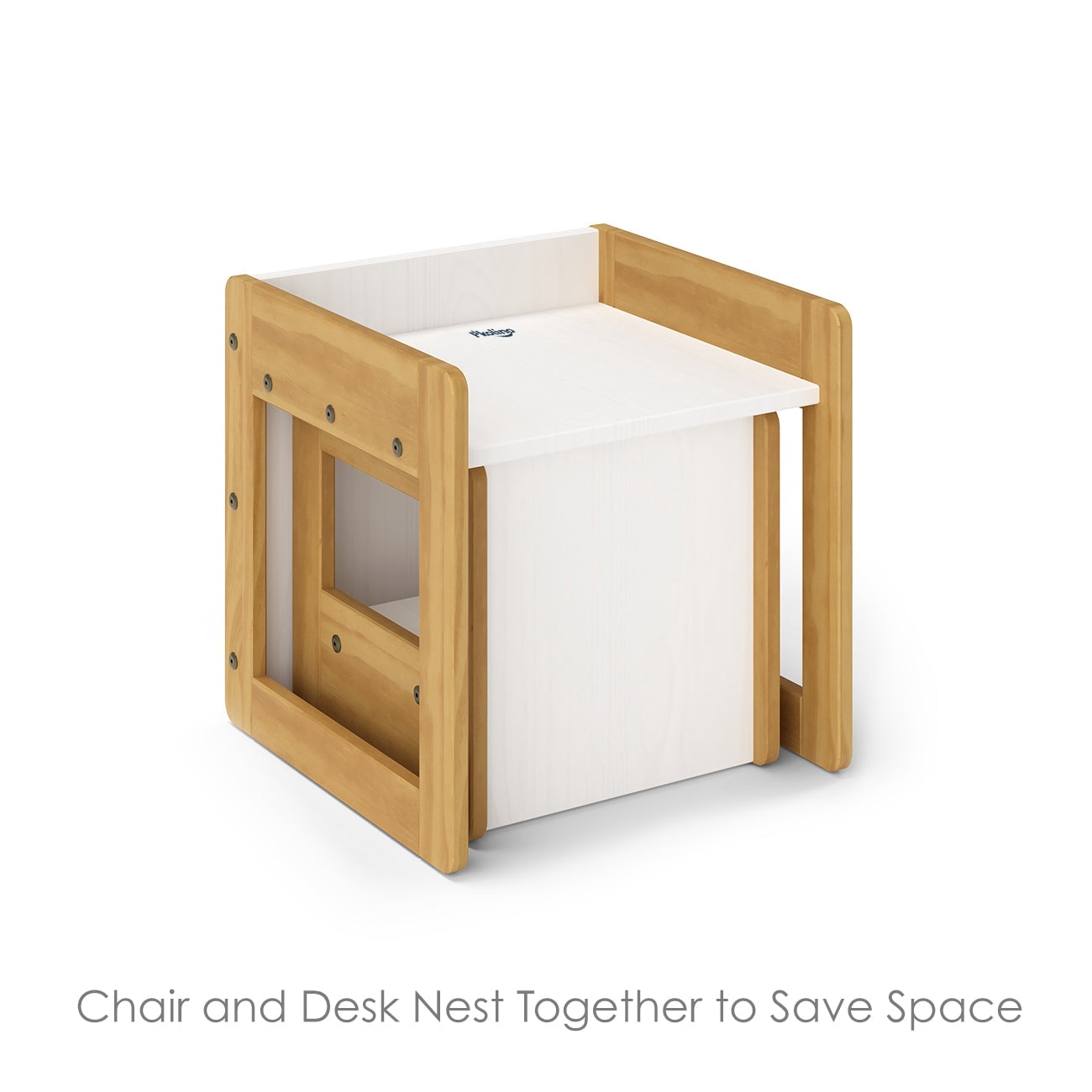 P'kolino Klick Duo Desk - Natural/White