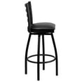 thumbnail image 3 of Flash Furniture Hercules Series Black Ladder Metal Barstool, 3 of 9