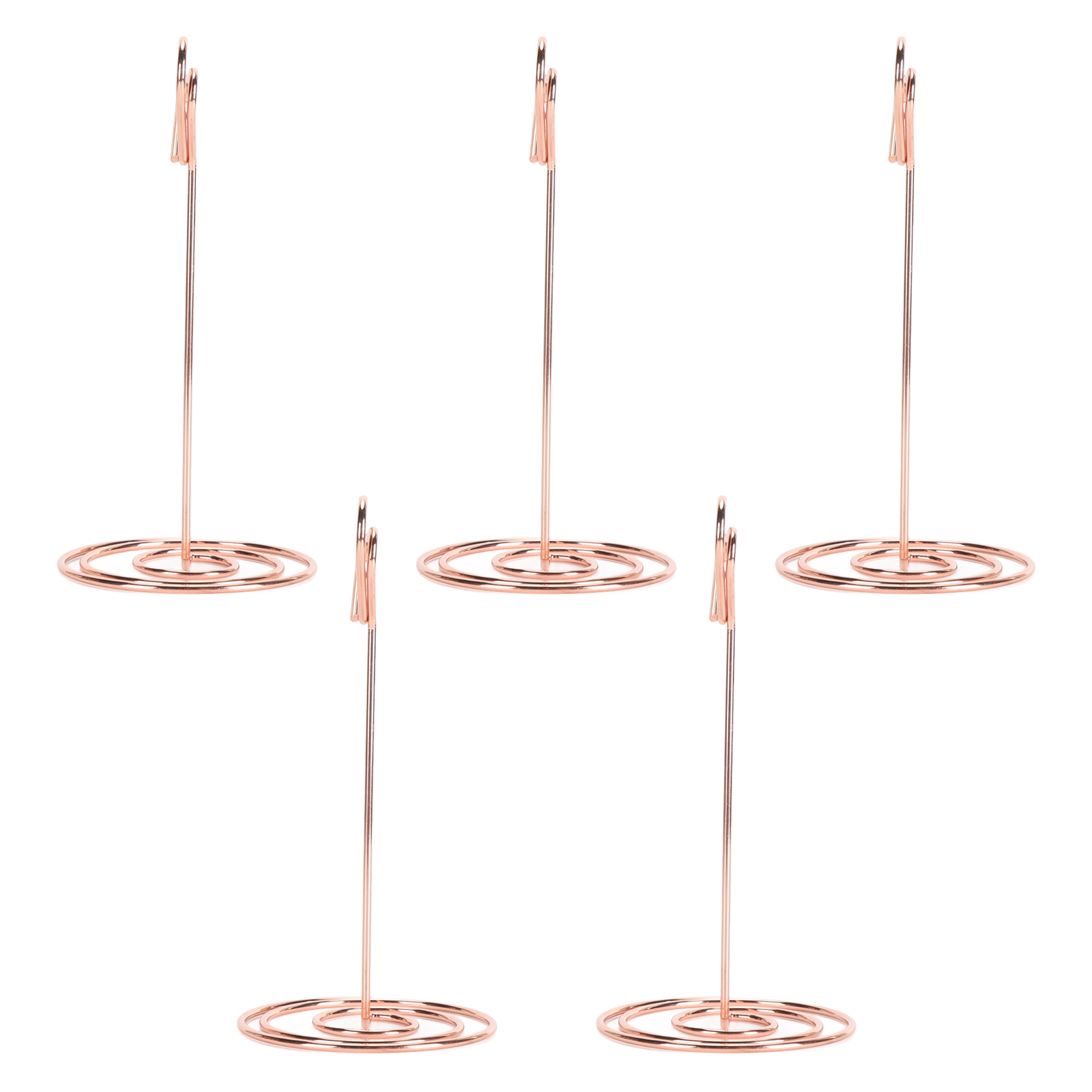 20 Porte-cartes Tulipe En Or Rose - Support Pour Numéro De Table, Photo, Note - Décoration Mariage, Fête