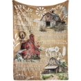 thumbnail image 2 of Lake House/Life Gifts Blanket Throw for Women Men - Boating/Fishing Gifts - House Decor Decorations for Home Porch Bed Sofa - Lake Life, 50" x 60", 2 of 6
