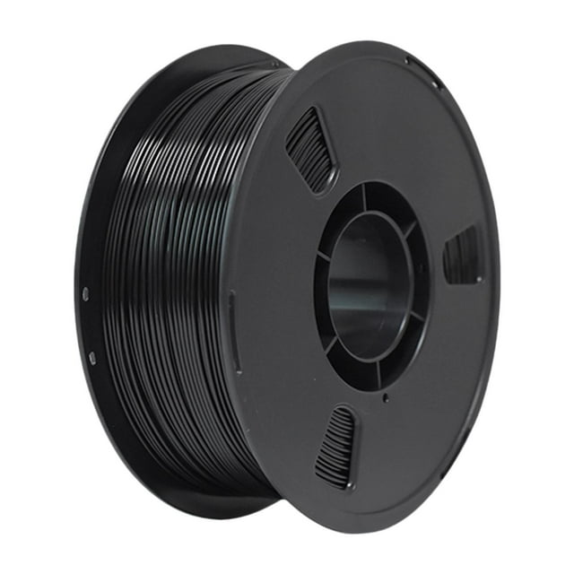 Paquete de filamentos para impresión 3D, perfectamente enrollados, de 1,75 mm, universales, de alto rendimiento y con buena forma, para impresora 3D Negro