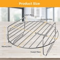 thumbnail image 3 of Air Fryer Basket for Ninja Foodi FD302 FD401 OS101 OS301 FD305CO OS401, Replacement 9.2''*9.2'' Stainless Steel Air Fryer Accessories Roasting Steamer Grill Racks, Dishwasher Safe, 3 of 7