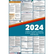 2024 Washington State and Federal Labor Law Poster (Laminated)