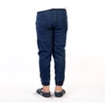 thumbnail image 2 of Knit N Knot Navy, Stretch, Relaxed Fit, Elastic Waist Denim Jogger with Applique for Boys, 5-6 Year, 2 of 8