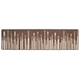 thumbnail image 2 of Milliken In The Moment Area Rug 4000177391 Sound Wave Sepia Bars Banded 2' 1" x 7' 8" Rectangle, 2 of 2