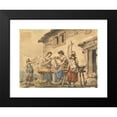 thumbnail image 2 of Julius Caesar Ibbetson 24x19 Black Modern Framed Museum Art Print Titled - Washing with Ashes, 2 of 5
