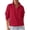 Red, variant on PRETTYGARDEN Women's Fall Trendy Oversized Sweatshirts Comfy Ribbed Fabric, Raglan Long Sleeve Collared, Button Up Henley Pullover Blouse, Casual Workout Tops, Y2K Fashion Clothing