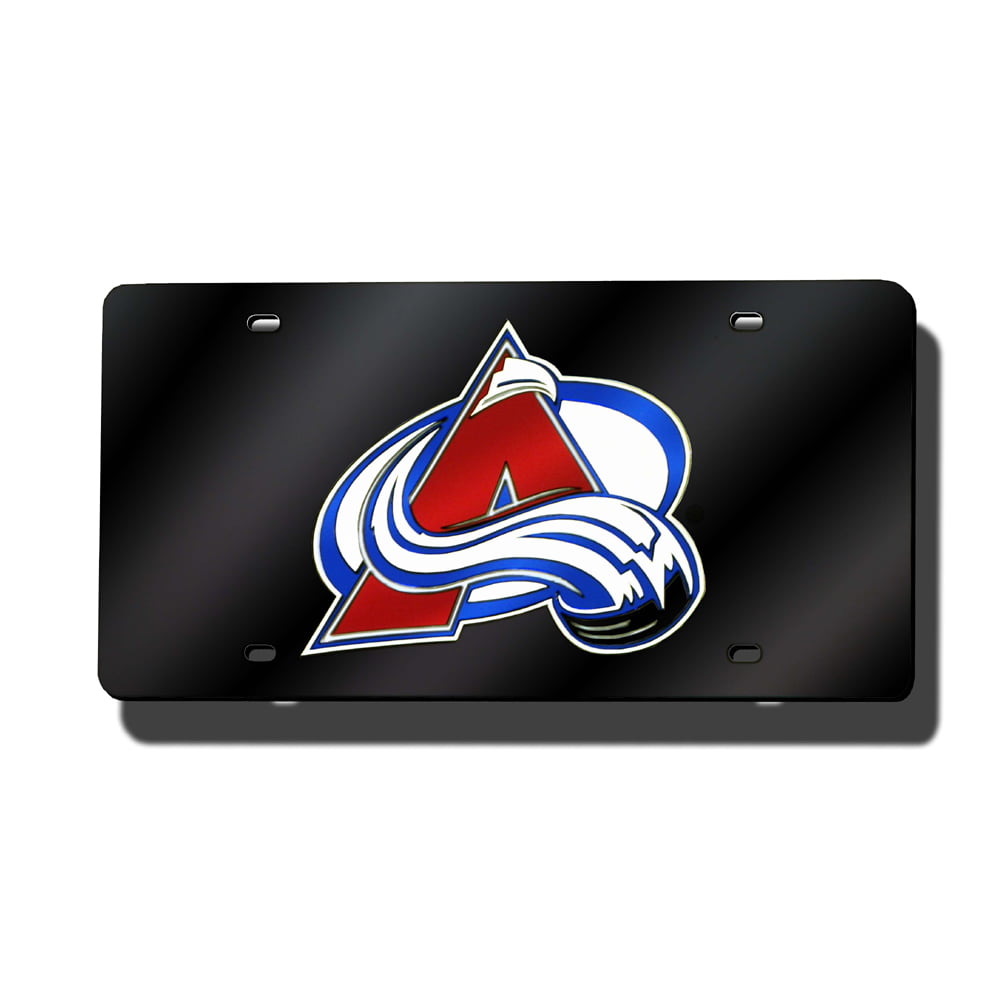 TEAM BOOSTER NHL® Colorado Avalanche Durable Plastic License Plate 