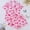 Hot Pink, variant on WCJM Summer Pajamas Women's Button Thin Soft Short Sleeve Shorts Set Two-Piece Set Women's Shorts Suit