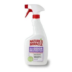 Nature's Miracle 3 in 1 Odor Destroyer & Pet Odor Eliminator with Mountain Fresh Scent, 24 oz