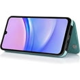 thumbnail image 6 of Phone Case for Samsung Galaxy A15 5G/4G with Tempered Glass Screen Protector Card Holder Wallet Cover Stand Flip Leather Cell Accessories Glaxay A 15 15A SM A156B A155F Cases Women Men Green, 6 of 14