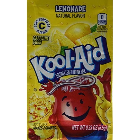 Kool-Aid Drink Mix, Lemonade (Pack of 48) by Kool-Aid