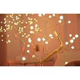thumbnail image 2 of Luz de árbol LED en forma de cuentas - 36 LED - 45 cm - Con pilas - Para Navidad, Pascua, decoración del hogar,11 Feliz Sencillez, 2 of 5