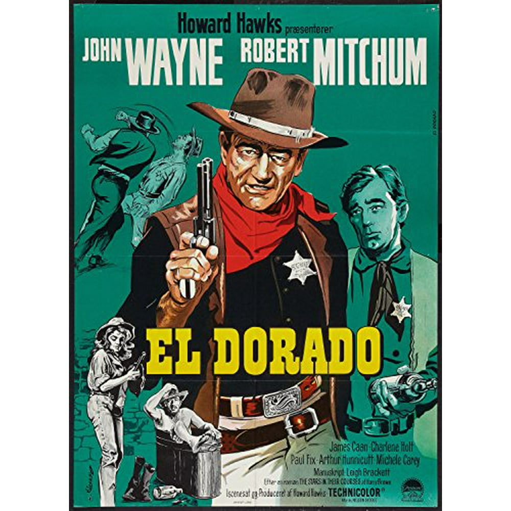 El Dorado (1966) Movie Poster 24x36 inches John Wayne