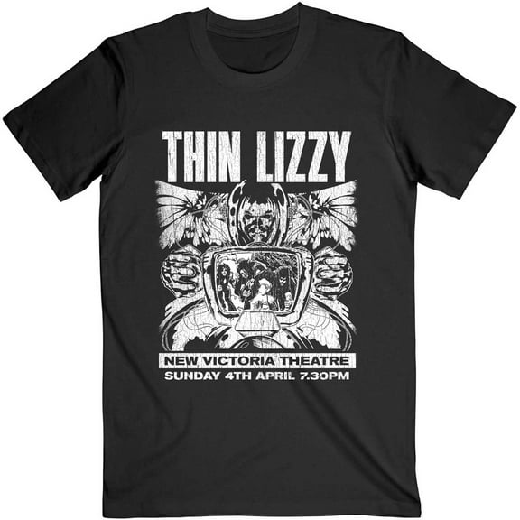 Thin Lizzy Unisex T-Shirt Jailbreak Flyer (Small)