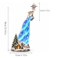 thumbnail image 4 of Christmas Shelf-Edge Lighted Scene Decor, Glowing Holiday Shelf Display for Christmas, Magical Waterfall String Light Christmas Tabletop & Bookshelf Decor for Cabinet & Fireplace (D), 4 of 6