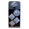 thumbnail image 2 of Universal Studios Jurassic World Rebirth Pin Set Silver New With Tag, 2 of 3