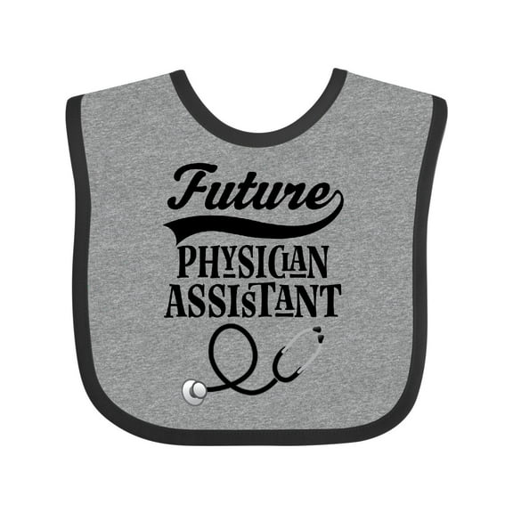 Inktastic Future Physician Assistant Childs Boys or Girls Baby Bib