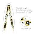 thumbnail image 4 of Wrapables Wide Adjustable Crossbody Handbag Strap, Women's Replacement Bag Strap for Purses, Yellow & Black Diamonds, 4 of 7
