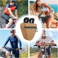 thumbnail image 3 of Waterproof Bicycle Triangle Bag: 0.9L Storage with Side Zipper for Bike Accessories and Tools Kit, 3 of 5