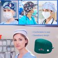 thumbnail image 3 of Paquete De 4 Gorros De Trabajo Para Enfermera, Servicio Prolongado, Color Puro, Botón Pulido Opaco, Gorros De Trabajo Multifuncionales Unisex, Uniformes De Trabajo Cateissary AP008643-01, 3 of 5