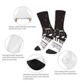 thumbnail image 3 of Uemuo Piano Keys With Musical Notes Printed Kids Boys Socks Seamless Crew Socks Crazy Funny Athletic Sport Socks for Children, 3 of 5