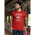 thumbnail image 2 of The Legend Are Born In July Men T-Shirt, Male Medium, 2 of 4