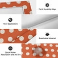 thumbnail image 6 of Fall Wave Point Outdoor Rug for Patio/Deck/Porch, Non-Slip Large Area Rug 6 x 9 Ft, Modern Minimalist Geometric Orange Indoor Outdoor Rugs Washable Area Rugs, Reversible Camping Rug Carpet Runner, 6 of 8