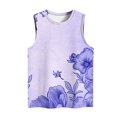 thumbnail image 4 of GERsome Tank Tops for Women Crew Neck Sleeveless Floral Tops Loose Fit Basic T Shirts Summer Beach Vacation Outfits S-2XL, 4 of 4