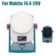 thumbnail image 3 of Lámpara LED de 18W para Makita para Milwaukee para Bosch para DeWalt Batería de Iones de Litio de 14.4V/18V Herramienta Eléctrica Linterna de Luz de Trabajo Portátil, 3 of 18