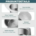 thumbnail image 4 of Stainless Steel Swan Sink Strainer Basket Multi-Functional Tap Hanging Filter Basket Corner Sink Organizer Kitchen Dish Drying Rack Sturdy Rust-Proof Drainer, 4 of 7