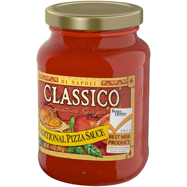 4 JARS Classico Signature Recipes ORGANIC Pizza Sauce 14 oz Jar