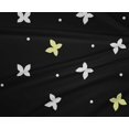 thumbnail image 5 of oneOone Polyester Lycra Black Fabric Floral & Craft Projects Decor Fabric Printed By The Yard 56 Inch Wide, 5 of 5