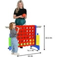 thumbnail image 7 of Open Box SDADI Giant 33 Inch 4-In-A-Row Game and Basketball Game for Kids, 7 of 7