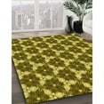 thumbnail image 2 of Ahgly Company Indoor Square Patterned Dark Bronze Brown Area Rugs, 7' Square, 2 of 6