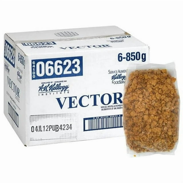 Céréales Vector de Kellogg's, Sachet, Conforme aux Gras Trans / 850 G/unité, 6 Unités/caisse